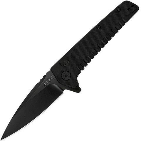 Kershaw Fatback Assisted Fine Edge Folding Knife Black