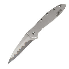 Kershaw Leek Assisted Fine Edge Folding Knife Grey