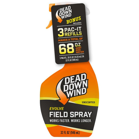 Dead Down Wind Field Spray Combo 68 oz. (32 oz. plus 3 Pac-Its)