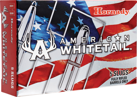 Hornady 86271 American Whitetail Interlock 12ga 325 GR Slug 5Box/20Case