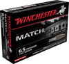 Winchester Ammo S65CM Match 6.5 Creedmoor 140 GR Hollow Point Boat Tail 20 Bx/ 10 Cs