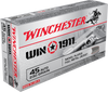 Winchester Ammo X45T Win1911 45 Automatic Colt Pistol (ACP) 230 GR Full Metal Jacket 50 Bx/ 10 Cs