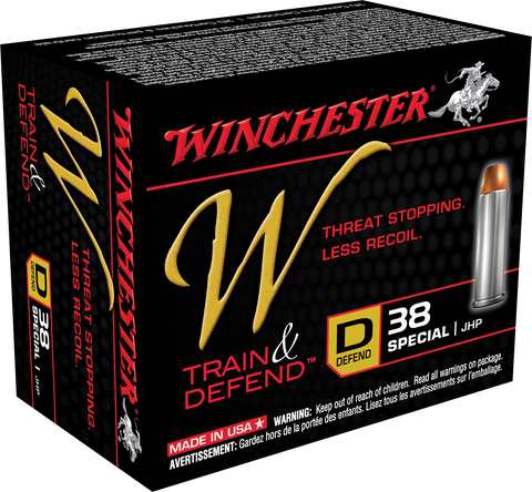 Winchester Ammo W38SPLD W 38 Special 130 GR Jacketed Hollow Point 20 Bx/ 10 Cs