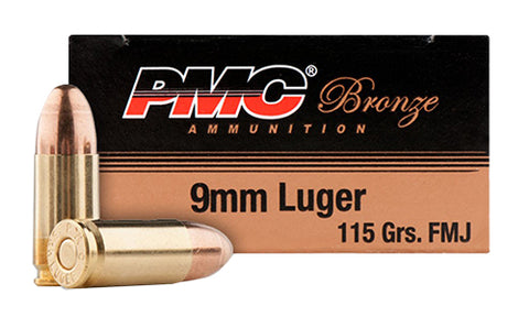 PMC 9ABP Battle Pack 9mm Luger 115 GR Full Metal Jacket 300 Bx/ 3 Cs - 300 Rounds
