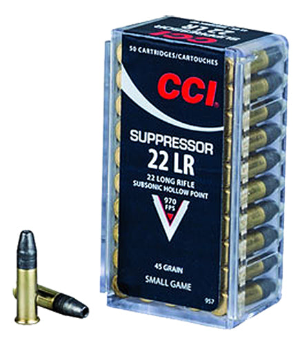 CCI Suppressor Lead HP Ammo