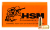 HSM 9MM4R Training 9mm Luger 124 GR FMJ 50 Bx/ 20 Cs