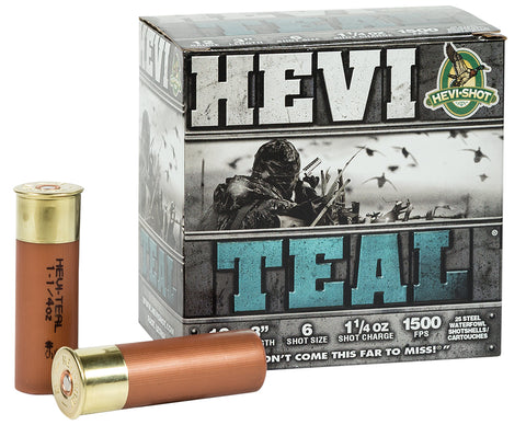 Hevishot 60006 Hevi-Teal  12 Gauge 3" 1 1/4 oz 6 Shot 25 Bx/ 10 Cs