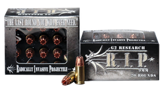 G2 Research RIP 9MM R.I.P 9mm Luger 92 GR Hollow Point 20 Bx/ 25 Cs