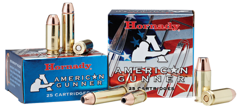 Hornady 90244 American Gunner 9mm Luger 115 GR XTP Hollow Point 25 Bx/ 10 Cs