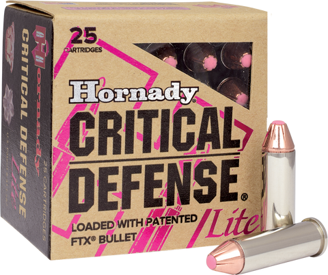 Hornady 90240 Critical Defense Lite 9mm Luger 100 GR Flex Tip Expanding 25 Bx/ 10 Cs