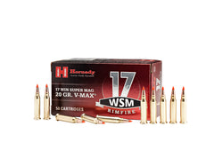 Hornady 83180 Varmint Express 17 Winchester Super Magnum  (WSM) 20 GR V-Max 50 Bx/ 10 Cs