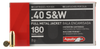 Aguila 1E402110  40 Smith & Wesson (S&W) 180 GR Full Metal Jacket Flat Nose 50 Bx/ 20 Cs - Aguila - View 1