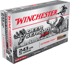Winchester Ammo X243DS Deer Season XP 243 Winchester 95 GR Extreme Point 20 Bx/ 10 Cs