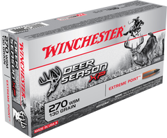 Winchester Ammo X270SDS Deer Season XP 270 Winchester Short Magnum 130 GR Extreme Point 20 Bx/ 10 Cs