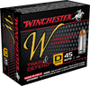 Winchester Ammo W45D W 45 Automatic Colt Pistol (ACP) 230 GR Jacketed Hollow Point 20 Bx/ 10 Cs - Winchester - View 1