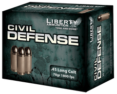 Liberty LACD45031 Civil Defense 45 LC 78 GR LF Fragmenting HP 20Bx