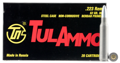 Tulammo TA223621 Centerfire Rifle 223 Remington/5.56 NATO 62 GR Hollow Point 20 Bx/ 50 Cs