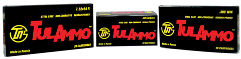 Tulammo TA308000 Centerfire Rifle 308 Win/7.62 NATO 165 GR Spitzer 20 Bx/ 25 Cs