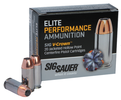 Sig Sauer E44MA1-20 V-Crown 44 Rem Mag 240GR JHP 20Box/10Case