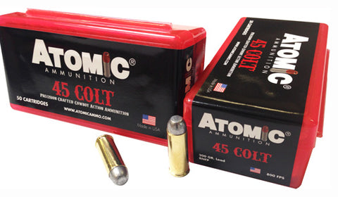 Atomic Ammo Cowboy .45Lc 200gr. Lead RNFP 50-Pack