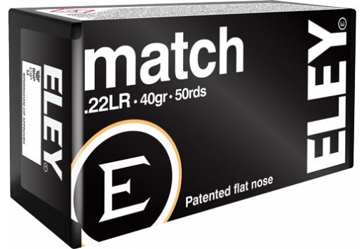 Eley Match 22LR 40gr. Eps 50 Pack