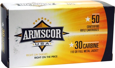 30 Carbine Ammo - Armscor Ammo Armscor Ammo