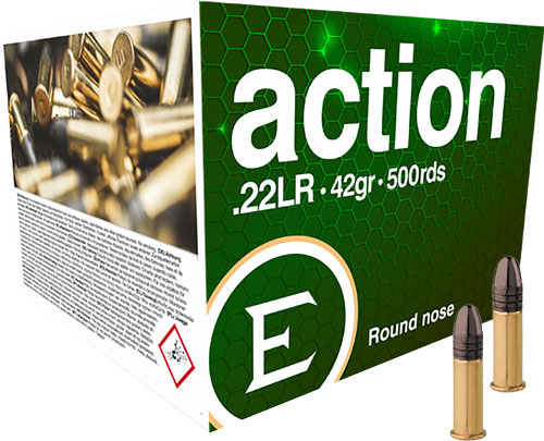 Eley Action .22 LR 42 gr Round Nose Bullet 500 Pk 03300