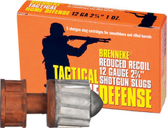 Brenneke Usa 12Ga 2.75" Low Recoil 1oz. Slug 5Pack.