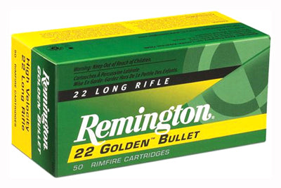 Remington Ammo .22 Long Rifle 50-Pack High Velocity 40gr. Plated LRN