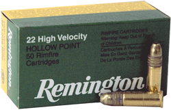 Remington High Velocity Lead-HP Ammo
