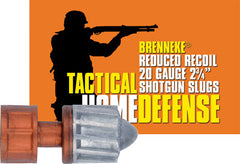 Brenneke Usa 20Ga 2.75" Low Recoil 3/4oz. Slug 5Pack.