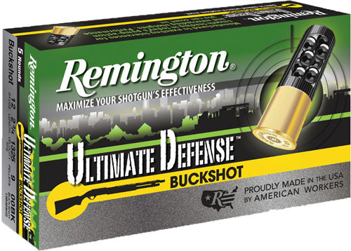 Rem Ammo Ultimate Home Defense 12Ga. 2.75" 00Bk 5-Pack 20713