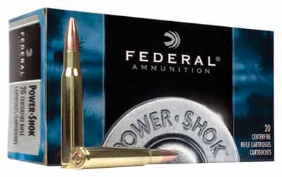 Fed Ammo Power-Shok 22-250 Rem 55Gr. Sp 20-Pack 22250A