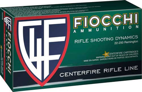 Fiocchi .22-250 Rem. 55Gr. Psp 20-Pack 22250B