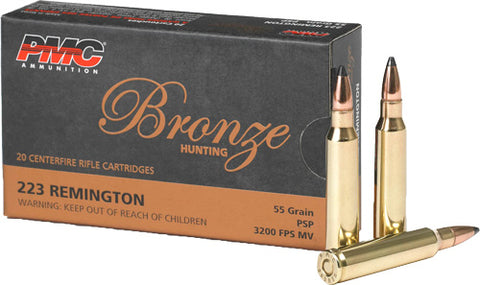 Pmc Ammo .223 Remington 55gr. Jacketed Soft Point 20-Pack