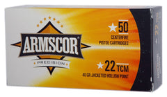 Armscor Ammo .22Tcm 40gr. JHP 50-Pack