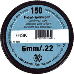 RWS Ammo .22CB Cap-6mm Rimfire