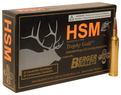 HSM Ammo .240 Wby 95Gr Berger Match Hunting Vld 20-Pack