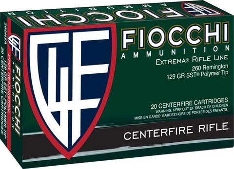 Fiocchi .260 Rem. 129Gr. Sst 20-Pack 260Hsa
