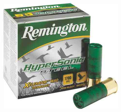Remington Ammo Hypersonic Steel 25Pack 12Ga. 3" 1700fps. 1-1/8oz. #2