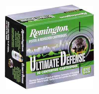 Remington Ammo Hd Home Defense 9mm Luger 124gr. BJHP 20-Pack