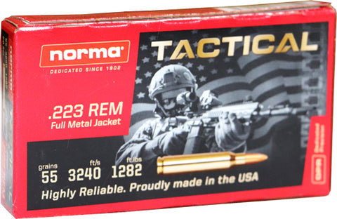 Norma Ammo .223 Rem. 55Gr. Fmj 20-Pack 295040020
