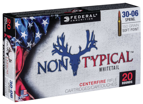 Fed Ammo Non Typical .30-06 150Gr. Sp 20-Pack 3006Dt150