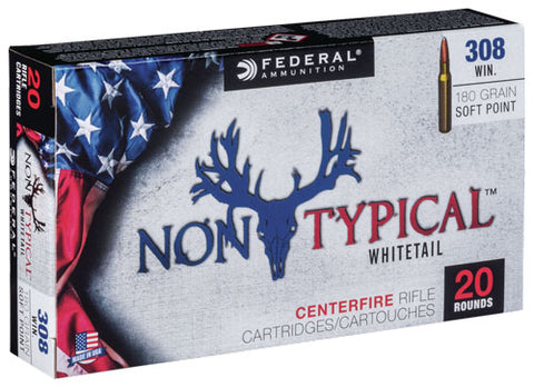 Fed Ammo Non Typical .308Win. 180Gr. Spat 20-Pack 308Dt180
