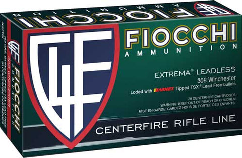 Fiocchi .308 Win. 168Gr. Tip Tsx Bt 20-Pack 308Ttsx