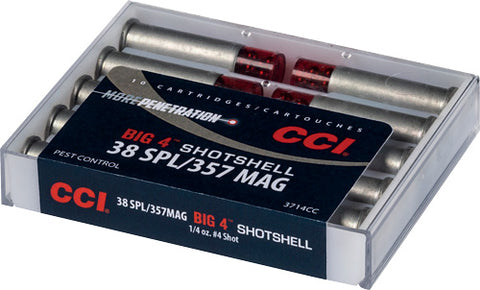 CCI Ammo .38/357 Shotshells 110gr. #4 Shot 10-Pack