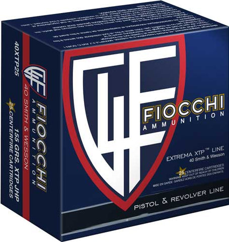 Fiocchi .40Sw 155Gr. Xtphp 25-Pack 40Xtp25