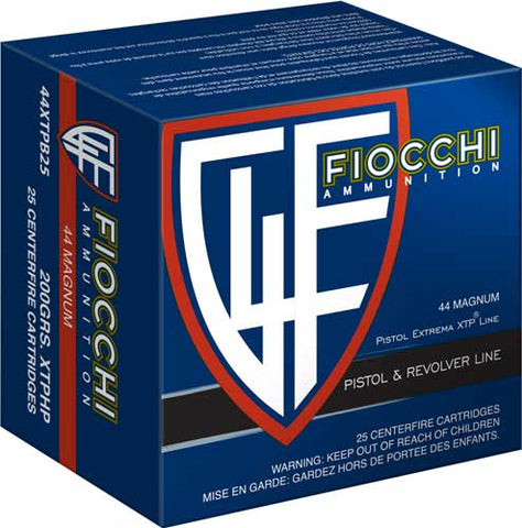 Fiocchi .44Mag 200Gr. Xtphp 25-Pack 44Xtpb25