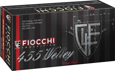 Fiocchi .455 Webley 262Gr. Lrn 50-Pack 455A