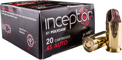 Polycase Ammo Inceptor .45ACP 118Gr Arx 20-Pack